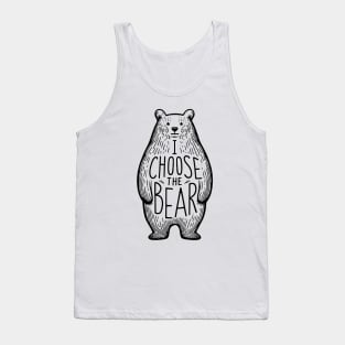 I Choose The Bear Woman Rights Team Bear Bear Over Man Tank Top